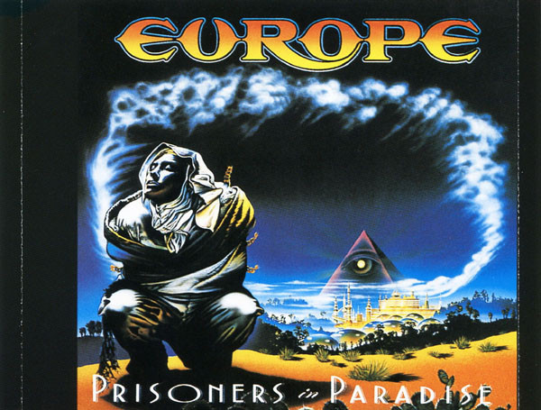 Europe  Prisoners In Paradise : Back + Inlay